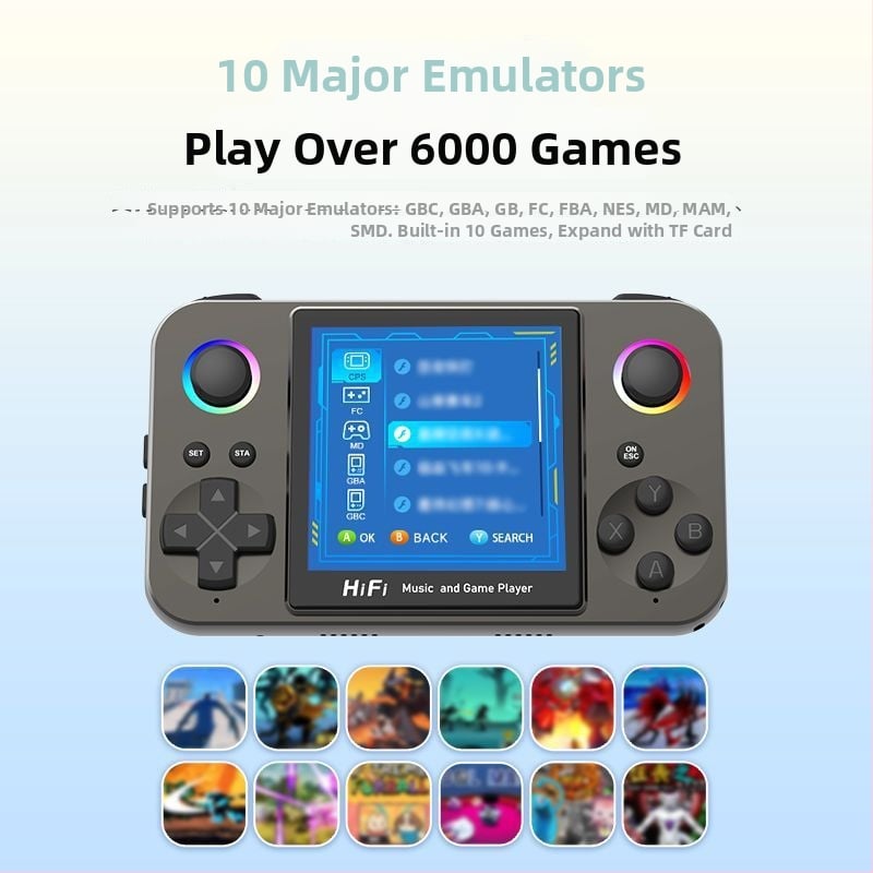 Prenosný ovládač hier s dvojitými joystickmi a stereo zvukom, silikónové puzdro, 825GB pamäť, kompatibilný s PS5