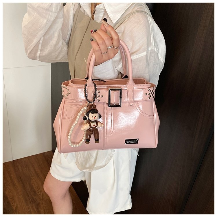 Ramenska i crossbody torba u korejskom stilu — PU materijal, najlonska podstava, horizontalni kvadratni oblik, zatvarač, unutarnja džep za telefon
