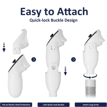 Ovládač hry pre Meta Quest 3 s bezdrôtovým pripojením a USB rozhraním, VR meč pre šerm a golfový rozšírovací tyč, plastové a silikónové puzdro, bez vibrácií
