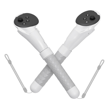 Ovládač hry pre Meta Quest 3 s bezdrôtovým pripojením a USB rozhraním, VR meč pre šerm a golfový rozšírovací tyč, plastové a silikónové puzdro, bez vibrácií