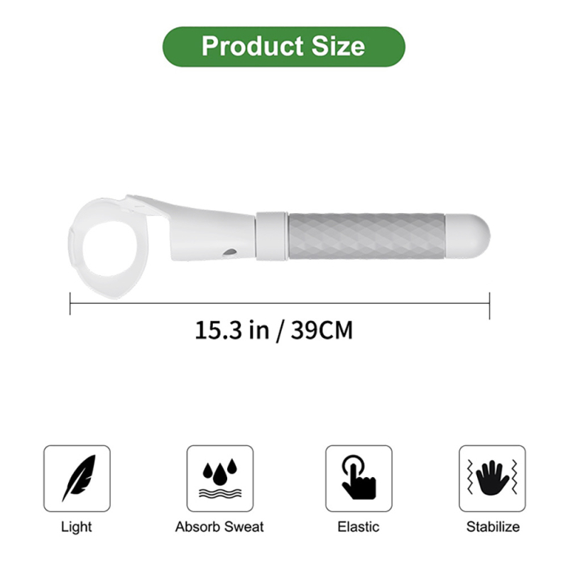 Ovládač hry pre Meta Quest 3 s bezdrôtovým pripojením a USB rozhraním, VR meč pre šerm a golfový rozšírovací tyč, plastové a silikónové puzdro, bez vibrácií