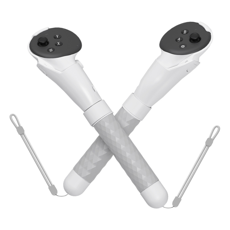 Ovládač hry pre Meta Quest 3 s bezdrôtovým pripojením a USB rozhraním, VR meč pre šerm a golfový rozšírovací tyč, plastové a silikónové puzdro, bez vibrácií