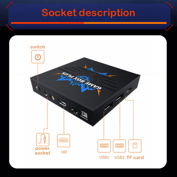 Κονσόλα παιχνιδιών X6Plus με προσαρμοσμένο λειτουργικό σύστημα, ασύρματη, HDMI σε τηλεόραση, 720p