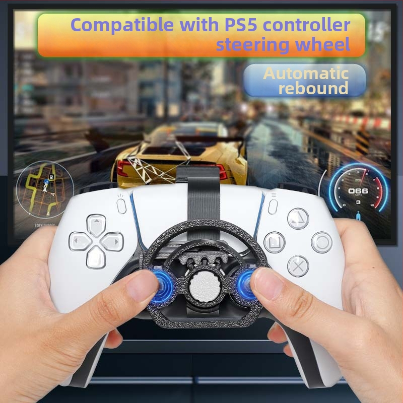 PS5 Slim Mini Závodný Volant – Bezdrôtový Type-C, Kompatibilný s PC, Vstupná úroveň