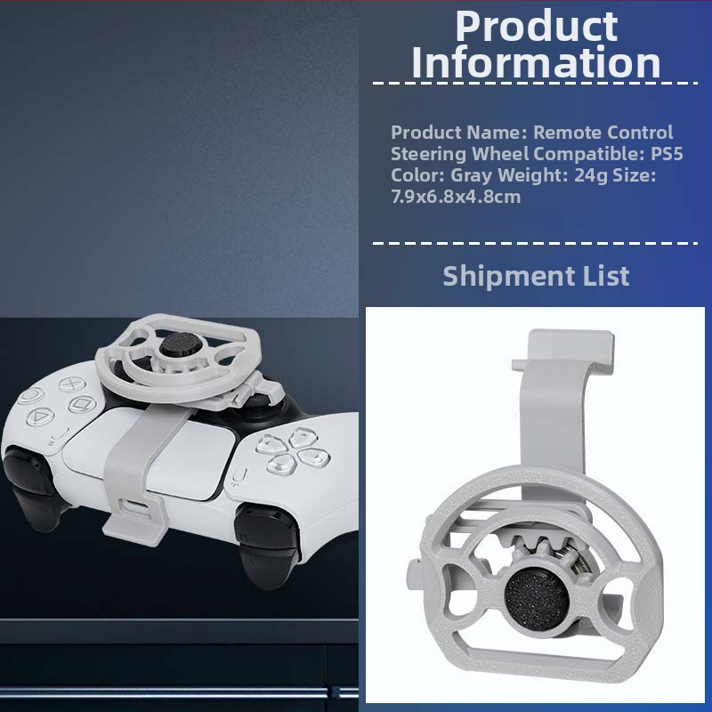 PS5 Slim Mini Závodný Volant – Bezdrôtový Type-C, Kompatibilný s PC, Vstupná úroveň