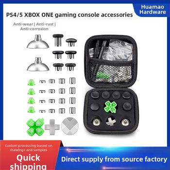 Herný joystick pre PS4/PS5, Xbox One a Switch s kovovými tlačidlami, nerezová oceľ, technológia MIM