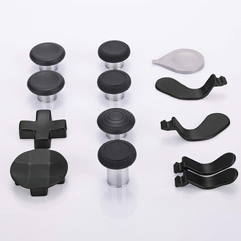 Herný joystick pre PS4/PS5, Xbox One a Switch s kovovými tlačidlami, nerezová oceľ, technológia MIM