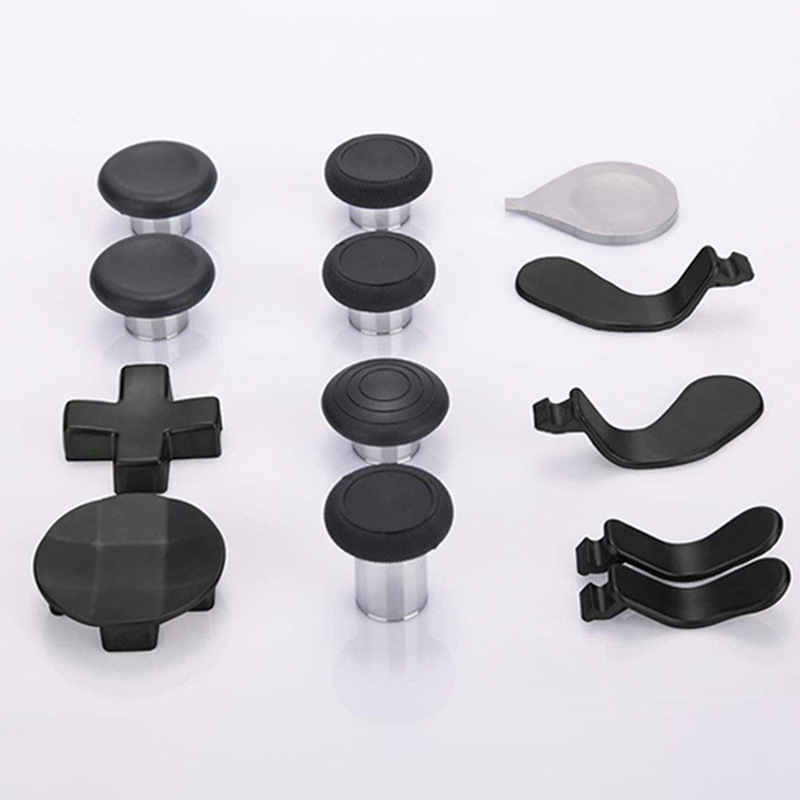 Herný joystick pre PS4/PS5, Xbox One a Switch s kovovými tlačidlami, nerezová oceľ, technológia MIM