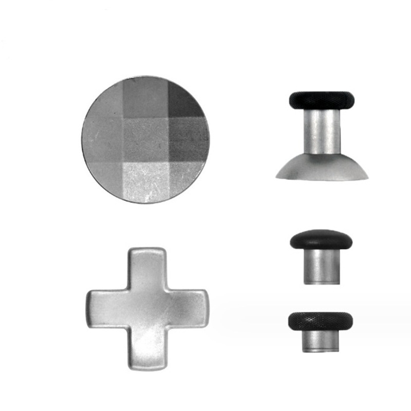 Herný joystick pre PS4/PS5, Xbox One a Switch s kovovými tlačidlami, nerezová oceľ, technológia MIM