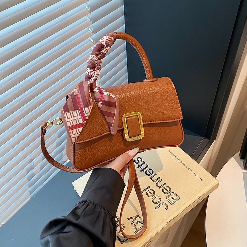 Crossbody torba od PU, horizontalan kvadratnog oblika, unutarnja džep s zatvaračem, poliester podstava, jedna naramenica