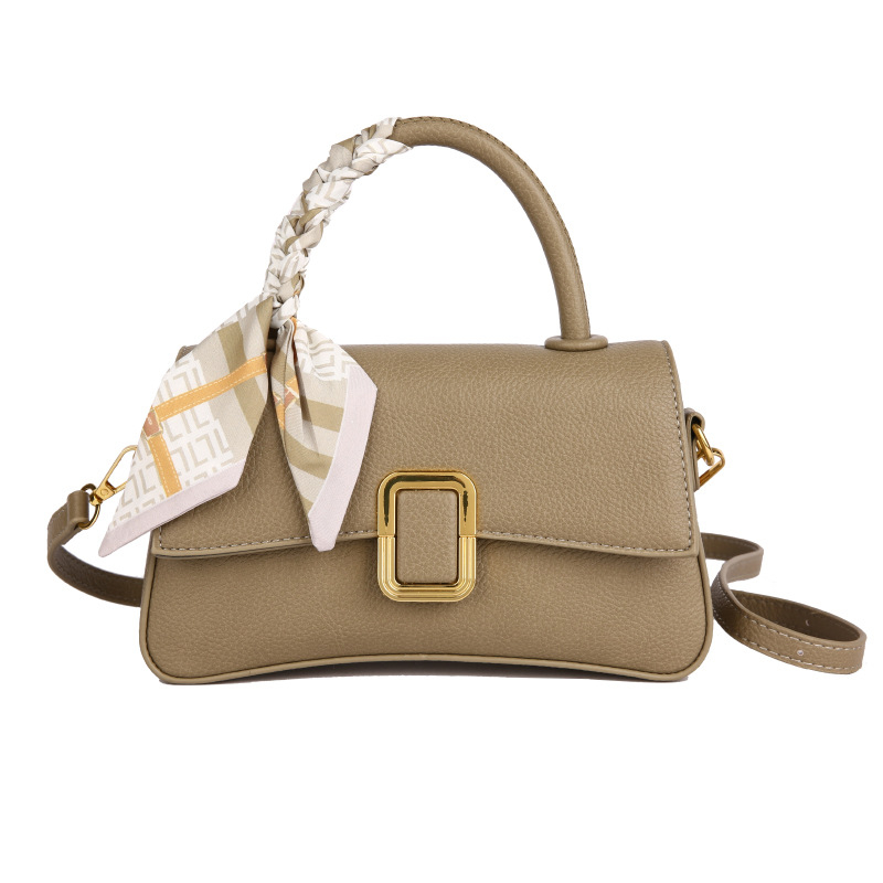 Crossbody torba od PU, horizontalan kvadratnog oblika, unutarnja džep s zatvaračem, poliester podstava, jedna naramenica