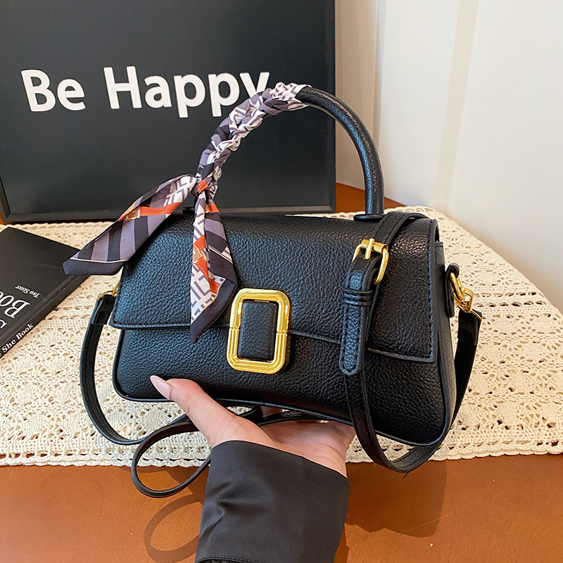 Crossbody torba od PU, horizontalan kvadratnog oblika, unutarnja džep s zatvaračem, poliester podstava, jedna naramenica