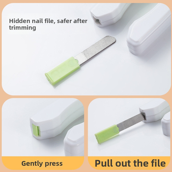 Mājdzīvnieku nagu šķēres ar LED gaismu, pret asiņošanu, iebūvēts nagu fails, piemēroti kaķiem un suņiem