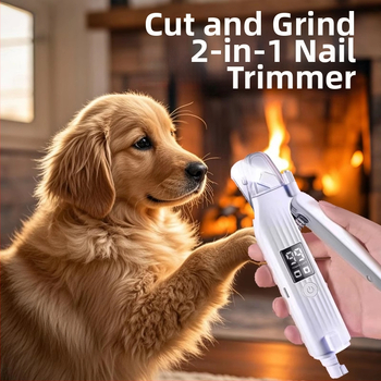 Elektrisks naglu griezējs un slīpētājs mājdzīvniekiem — viss vienā, der kaķiem un suņiem, universāla lietošana, zīmols Pet a lot