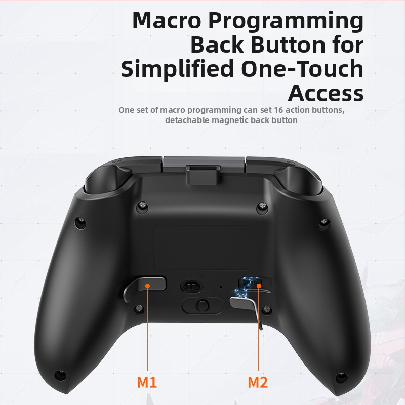 Ovládač Switch2 s HD vibráciou, bezdrôtové Bluetooth, NFC makroprogramovanie, Hall joystick, Type-C rozhranie, pre Switch/PC/Android/iOS