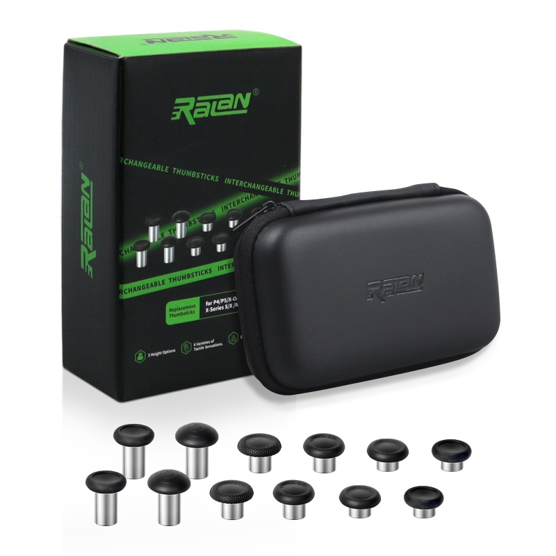 RALAN R10 set za podizanje džojstika s metalnom gljivicom glavom za PS5/PS4, Xbox One i NS PRO