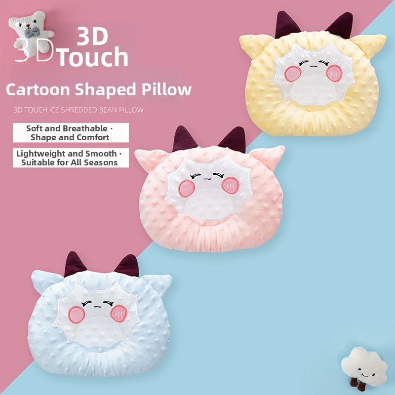 U-образна възглавница за бебета и деца, марка Tish Deer, пълнеж полиестерни влакна, покритие Bean Velvet, стил Cartoon