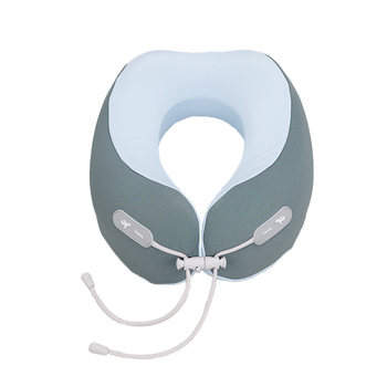 У-образна възглавница за пътуване от паметна пяна, преносима и сгъваема, подпора за шия за самолет и високоскоростен влак, подходяща за възрастни