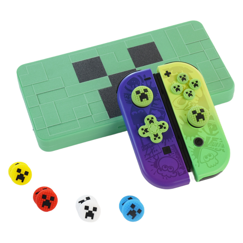Silikonska kapica za joystick Switch — zaštitna kapica Joy-Con, otporna na habanje, otisak logotipa, prilagodljiva prema crtežima