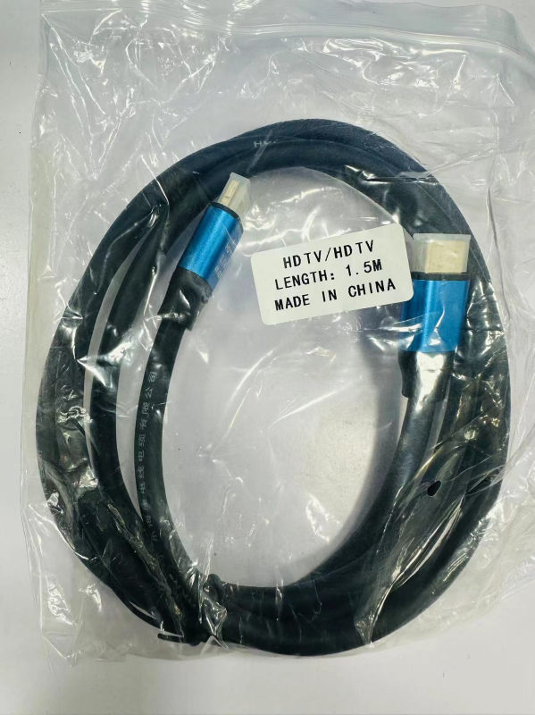 HDMI kabel 2.0, 4K, 15 m, zlatno-plakirani konektori, podatkovni kabel za računalo, TV i monitor, set-top box