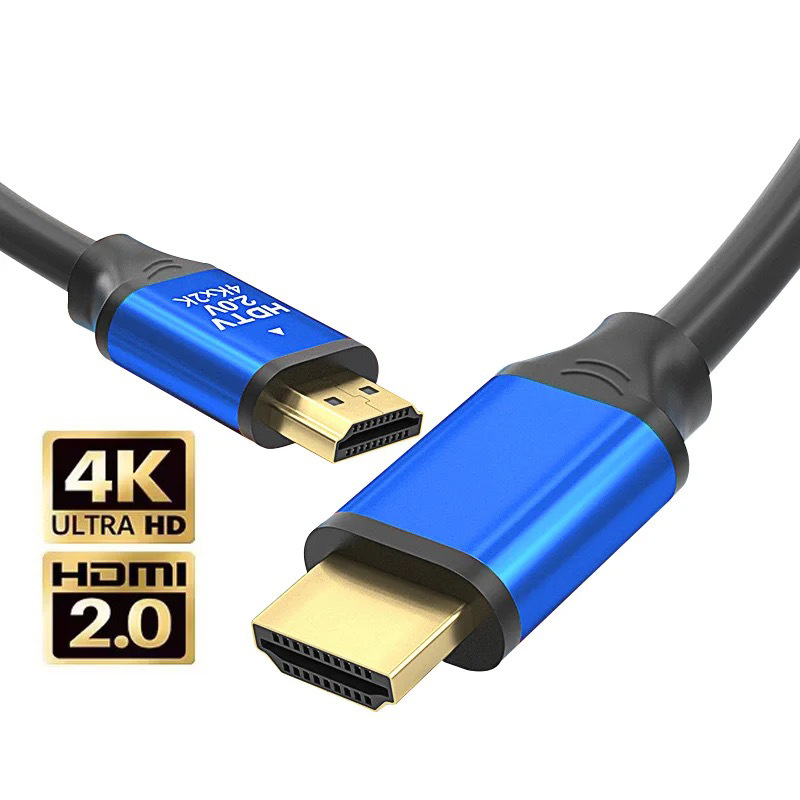 HDMI kabel 2.0, 4K, 15 m, zlatno-plakirani konektori, podatkovni kabel za računalo, TV i monitor, set-top box