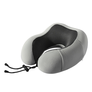 Memory foam U-образна пътуваща възглавница за врата, с ултра мека спандексова материя, за възрастни