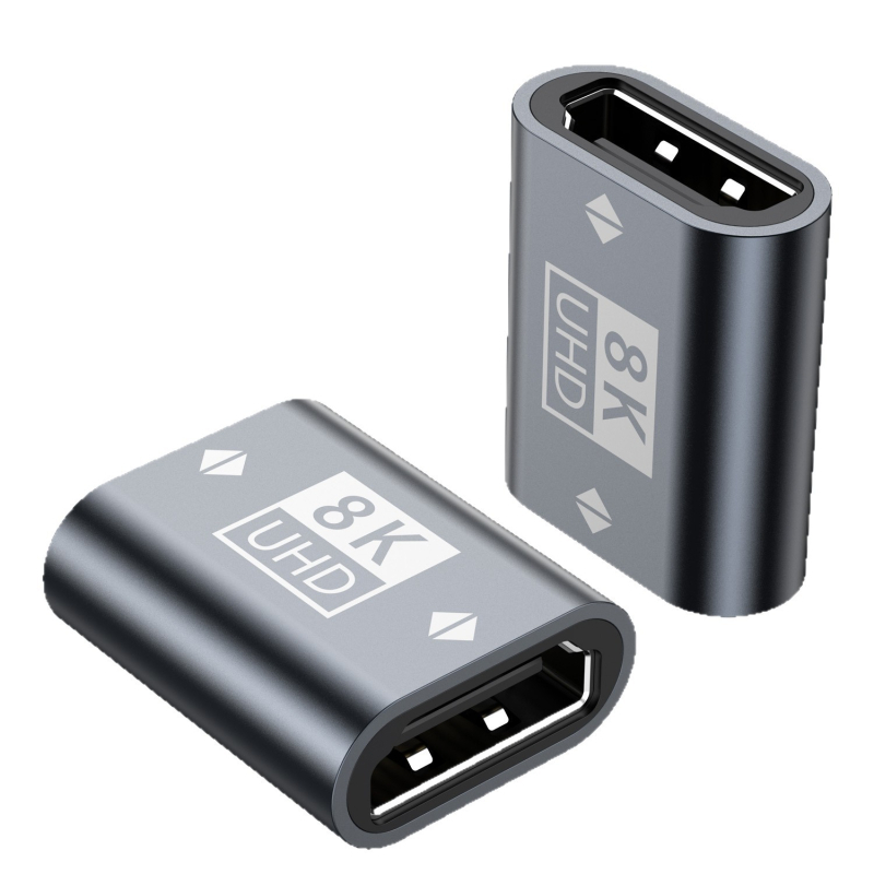 HDMI produžni adapter, ženski–ženski, 8K, verzija 2.1, HDMI priključak za produžni kabel