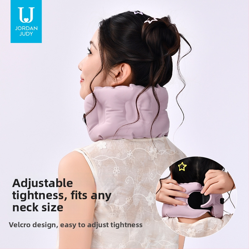 Надуваема U-образна възглавница за пътуване, компактна и преносима за самолети и високоскоростни влакове, напълнена с въздух, тегло под 0,5 кг