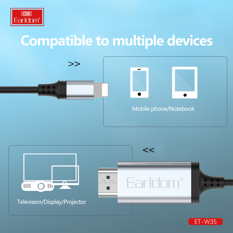 Lightning na HDMI kabel za iPhone i iPad – duljina 2 m