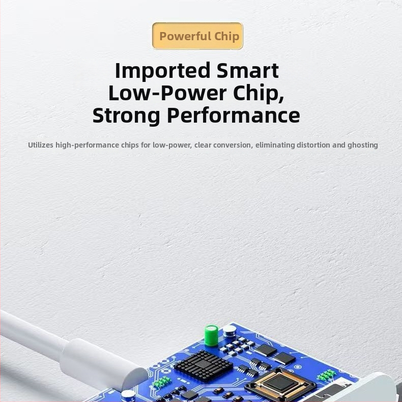 Lightning na HDTV video adaptér pre iPhone a iPad • rozhranie Lightning • dĺžka kábla 0.15 m • OFC meď • niklovaný povrch