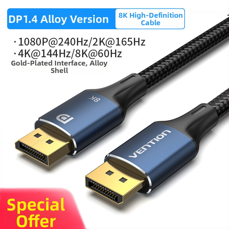 Weixun cablu DisplayPort, linie DP, interfață DP, lungime 1–5 m, cupru fără oxigen, placat cu aur