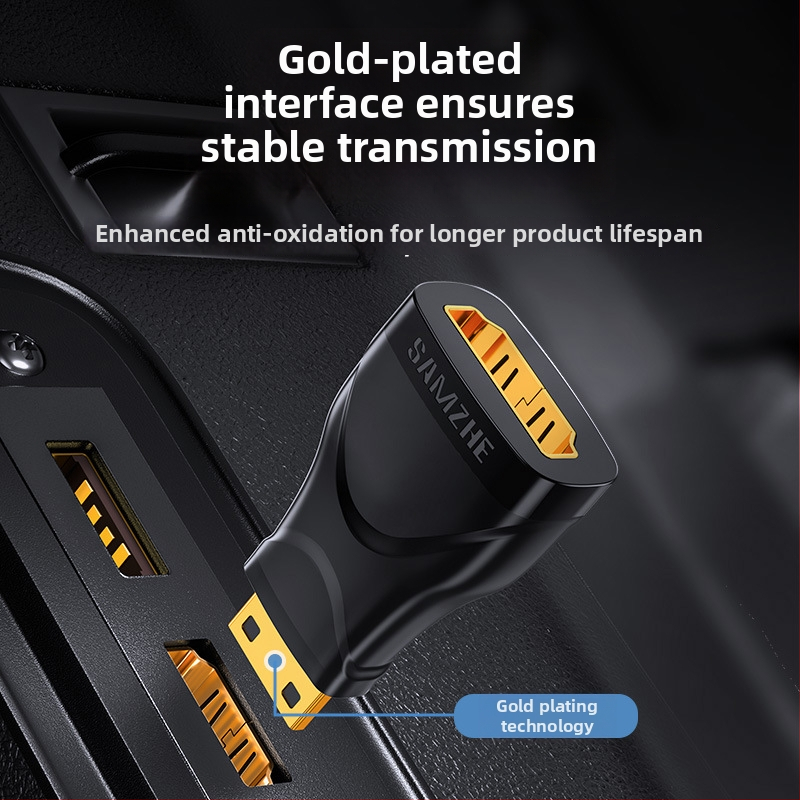 Mini HDMI na HDMI predlžovací kábel, zlaté kontakty, 4K Ultra HD, HDMI typ A