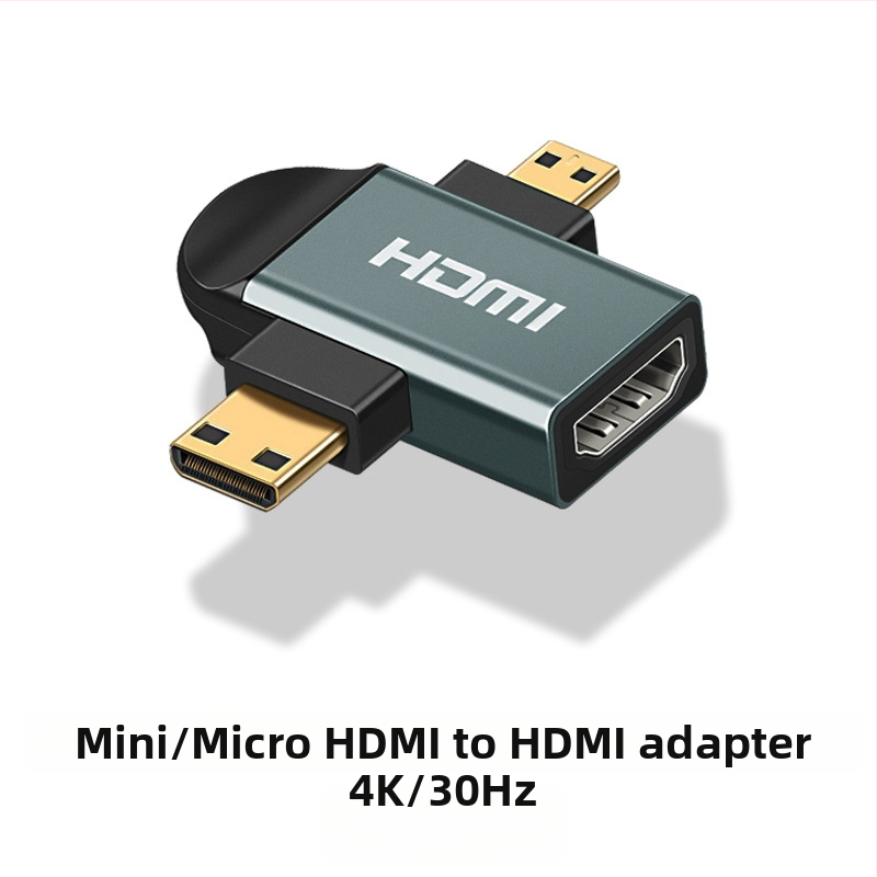 HDMI–DP passthrough adapter, podrška 4K, Micro/Mini HDMI sučelja, zlatni kontakti