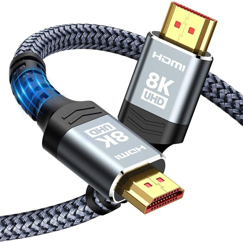 HDMI 2.1 kabel, muškom–muškim, 8K60Hz/4K120Hz Dynamic HDR, pozlaćeni vodič, LJ-HD09