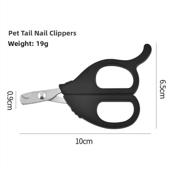 Clește de unghii pentru pisicuțe din oțel inoxidabil, cu coadă – instrument de îngrijire pentru uz casnic