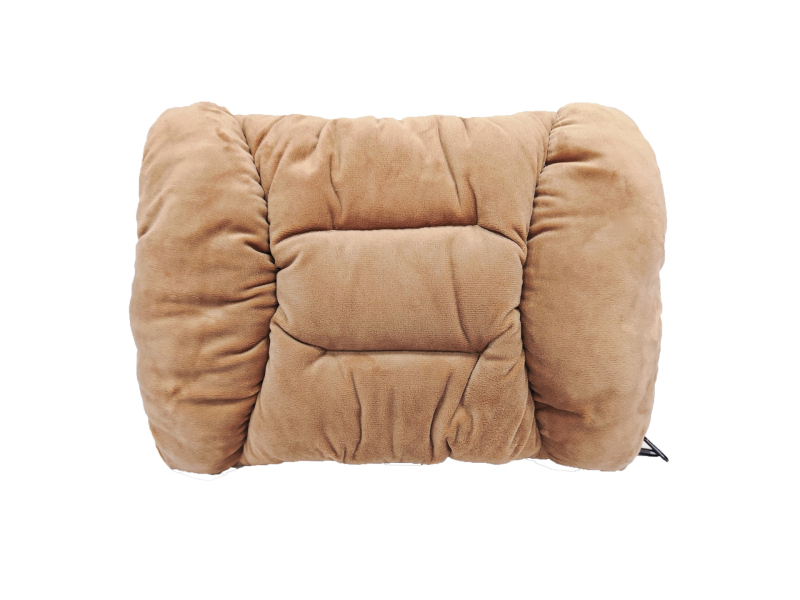 Σετ υποστηρικτών κεφαλής και οσφυϊκής για αυτοκίνητο – εξωτερικό σουέτ, γέμισμα από βαμβάκι με φυσαλίδες, μοτίβο διάτρησης CNC, κατάλληλο για όλα τα οχήματα