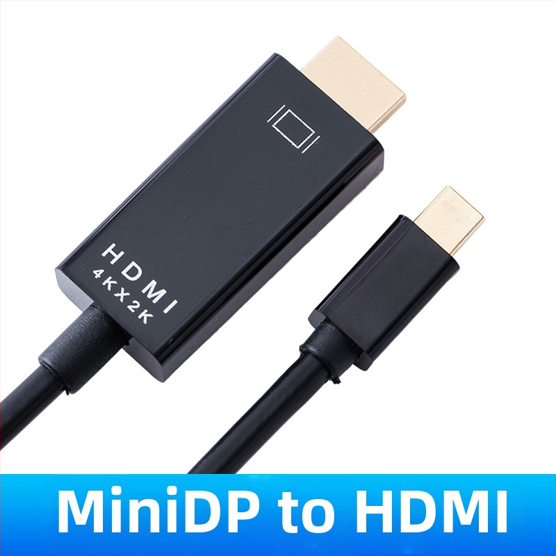 Mini DP na HDMI kábel, 1,8 m, meďové vodiče, zlacené konektory, DP na HDMI adaptér, HYX-48