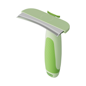 Perie de îngrijire pentru animale de companie pentru descurcarea părului și îndepărtarea părului liber - ABS / oțel inoxidabil, Seven oh