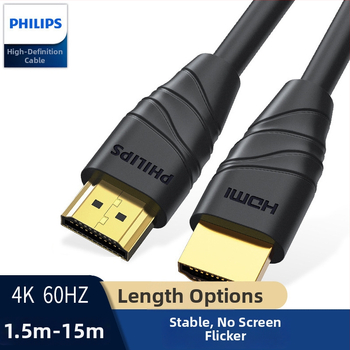 HDMI kábel Philips SWL6118 (HDMI 2.0, podpora 4K, zlaté konektory, bezkyslíkatá meď)