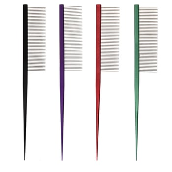 Pieptene de demarcație pentru animale de companie, cu ace din oțel inoxidabil, pentru pisici și câini, vârfuri ascuțite, etichetă privată disponibilă