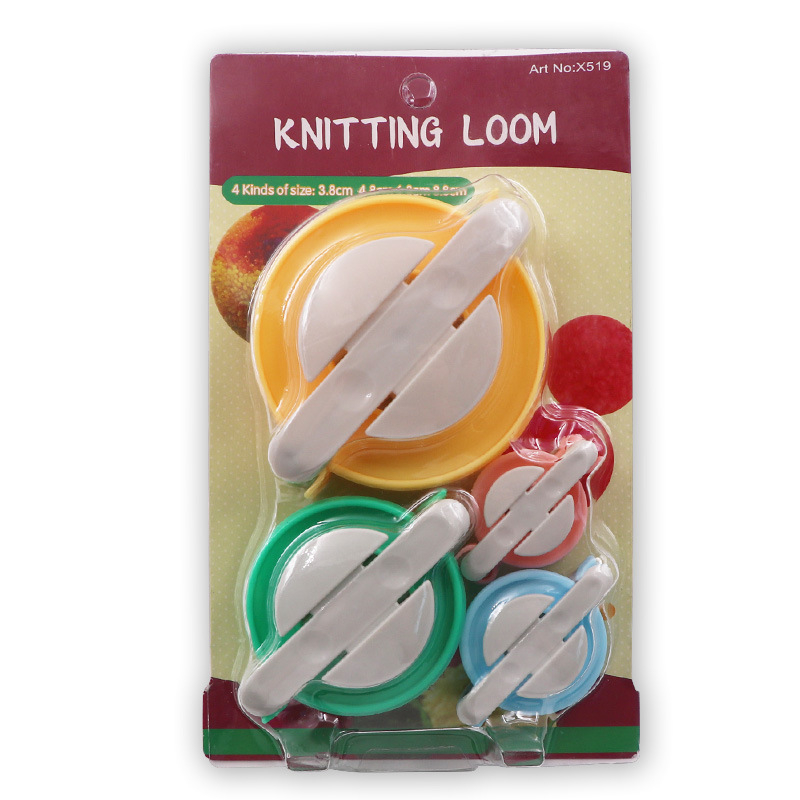 Μηχανή δημιουργίας φουντωτών (pom pom) και περιδινωτής κλωστής — Αξεσουάρ ραπτικής, μάρκα Journalists, συσκευασία 100 τεμάχια, ακαθάριστο βάρος 150 g, στυλ εθνοτικό, δημιουργικό