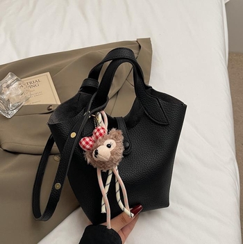 Geantă tip găleată - Simplitate urbană, material PU (Primăvara 2025, Yavanga, geantă tip găleată)