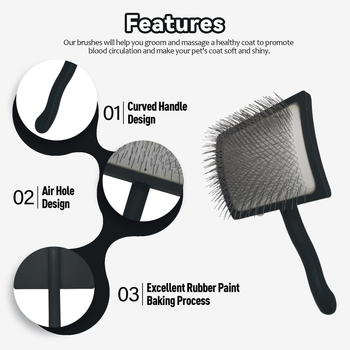 Pieptene pentru îndepărtarea părului la câini, potrivit pentru câini de talie medie și mare, pentru rase cu blană lungă; Marcă: Altă; Material: Altul; Brand privat autorizat: Altul