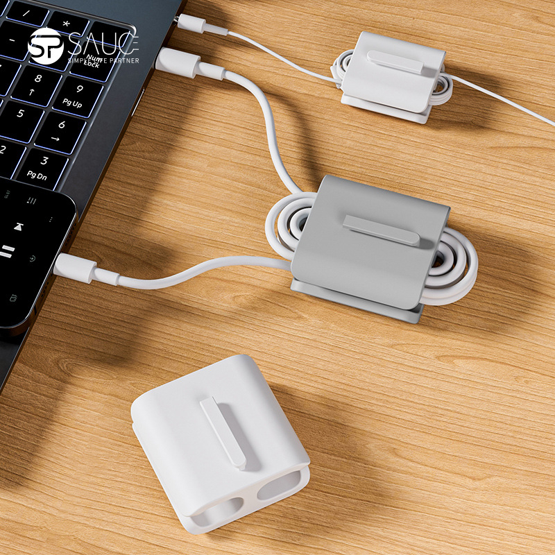 Organizator de cabluri pentru birou – Stil Japonez, Material TPE, Depozitare pe birou (vara 2024)