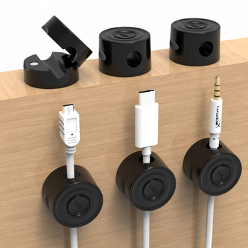 Desktop organizator kablova, plastični materijal, kreativni stil, stolno skladištenje, marka Have Sails