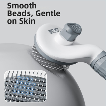 Háziállat ápoló fésű a szétfésüléshez és a kilógó szőr eltávolításához — Hao mark, kör alakú, alkalmas kutyák számára