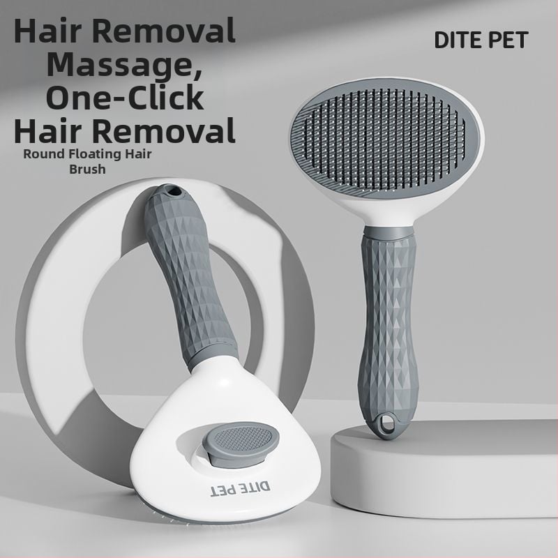 Háziállat ápoló fésű a szétfésüléshez és a kilógó szőr eltávolításához — Hao mark, kör alakú, alkalmas kutyák számára