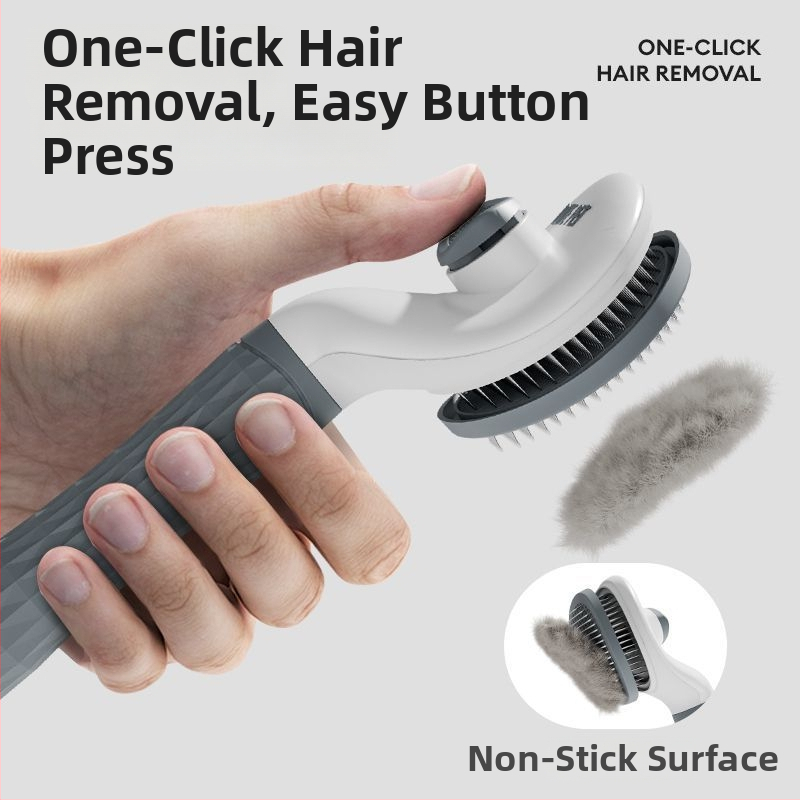 Háziállat ápoló fésű a szétfésüléshez és a kilógó szőr eltávolításához — Hao mark, kör alakú, alkalmas kutyák számára