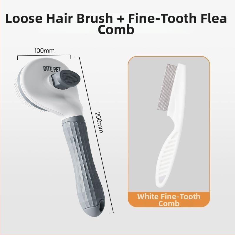 Háziállat ápoló fésű a szétfésüléshez és a kilógó szőr eltávolításához — Hao mark, kör alakú, alkalmas kutyák számára