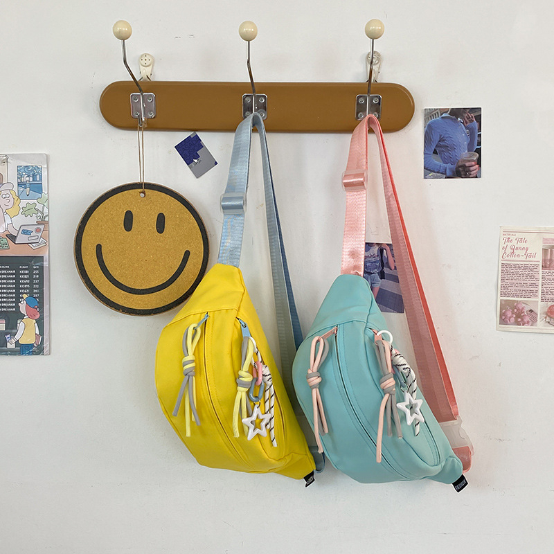 Nylon crossbody torba, zatvaranje na zip, 3D strukturalno vanjska, unutarnja ID džep, unutarnji sloj